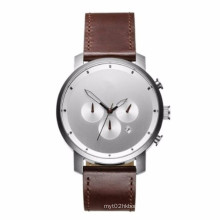 Wholesale men wristwartches hand watch price leather custom logo watches date wrist watch men